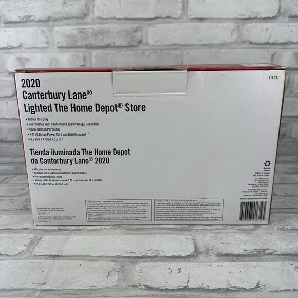 Canterbury Lane Home Accents Home Depot Store 2020 Holiday Christmas New - Picture 2 of 2